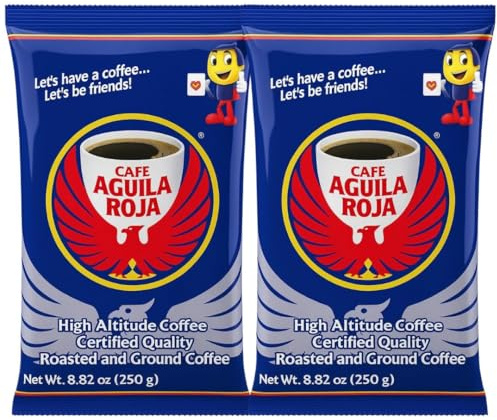 Café Águila Roja Molido Pack 2 x 250 g | Café Colombiano Tradicional | Aroma Intenso y Sabor Auténtico | Ideal para Cafetera Italiana y Filtro