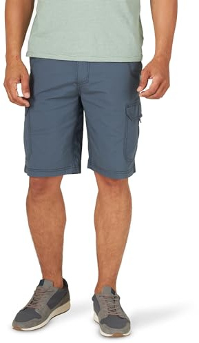 Lee Extreme Motion Crossroad Cargo Short Pantalones, Pizarra, 34 Hombres