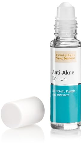 Sanct Bernhard Anti-Akne-Roll-on, beruhigt entzündete, gereizte Haut, bei Pickeln, Pusteln und Mitessern, Inhalt 10ml