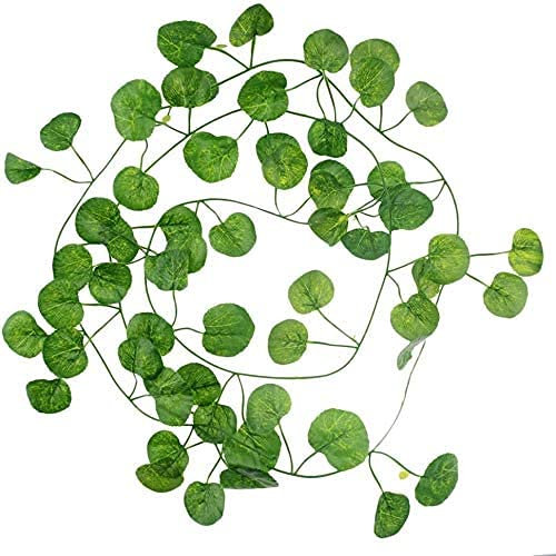 LSDRALOBBEB Künstliche Hecke Künstliche Efeu Garten Sichtschutz Blickschutz Sichtschutz Efeu Durable Hold Hochzeiten und Partys Charakterdekoration Gartenzaun Pflanze Reben Künstliche Pflanzen 1106