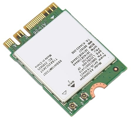 BROLEO Tarjeta de Red WiFi 6, Interfaz NGFF 2.4G 5G Banda Dual 2974Mbps para AX200NGW Adaptador de Red Interna Profesional para Computadora Portátil