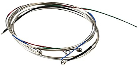 ifundom Bratschensaiten aus Metall Silber Leicht Austauschbar für Bratsche A-1st bis C-4th Klarer Klang
