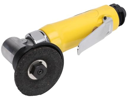 Smerigliatrice Angolare Pneumatica Lucidatrice Pneumatica per Impieghi Gravosi 2 Pollici 15.000 Giri/min con Ingranaggi Premium Baricentro Basso e Vibrazioni Minime per