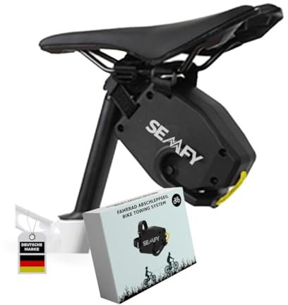 SEMFY Fahrrad Abschleppseil Kinder universall Abschleppsystem reißfestes Seilzug Länge 2.5 Meter Fahrradstange Tandemkupplung Follow me Fahrrad MTB und E-Bike