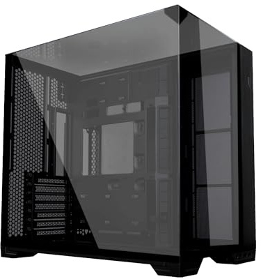 Lian Li O11 Vision Compact Black-Steel-Tempered Glass ATX Mid Tower Computer Case-Back Connect Support-O11VPX