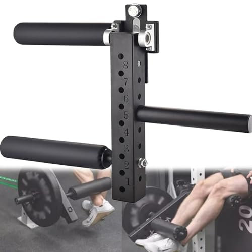ZXSYYDS Beinstrecker- und Curl-Maschine, sitzende Beinkraft- und Curl-Ausrüstung, Verstellbarer Beinstrecker- und Curl-Maschinen-Kniebeugenständer-Aufsatz,25mmdiameter-26mm