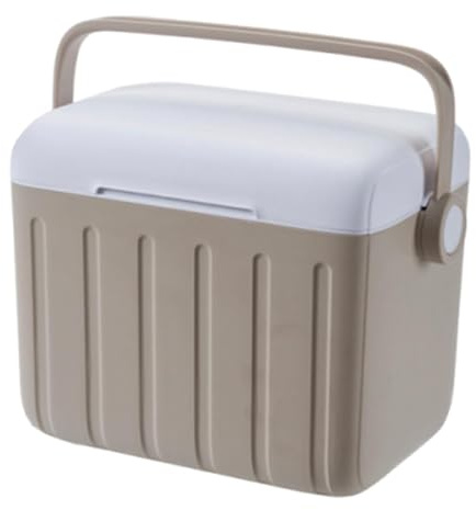 Fenteer Glacière Portable Boîte Isotherme Coffre à Glace et Conteneur de Conservation avec Poignée de Transport Pratique Adaptée pour Le Camping Les Pique-ni, Café à La Crème