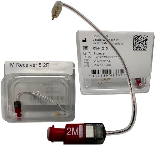 Phonak 5.0 Receiver – M Size – Level 2 – Right Ear (R) – (054-1215)– Compatible with Lumity, Paradise, Marvel RIC Hearing Aids – Original Phonak Replacement