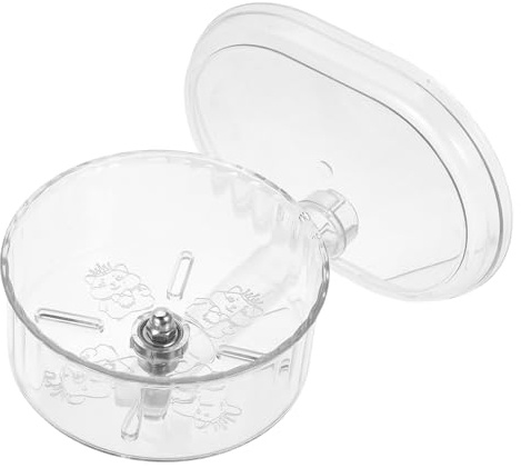 BUGUUYO Transparent Hamsterhjul med Ställning Löphjul för Dvärghamstrar Möss och Smådjur Träningsleksak för Hälsa och Nattanvändning