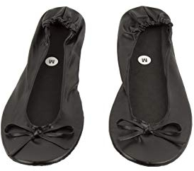 Wedding Mates After Party roll up Shoe (6-7, Black)