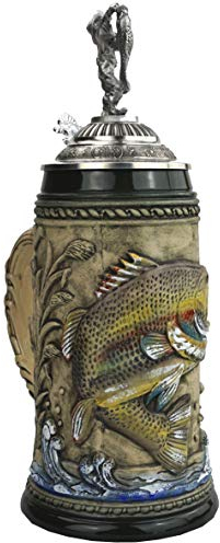 KING Chope de bière allemande poisson 0,75 litres
