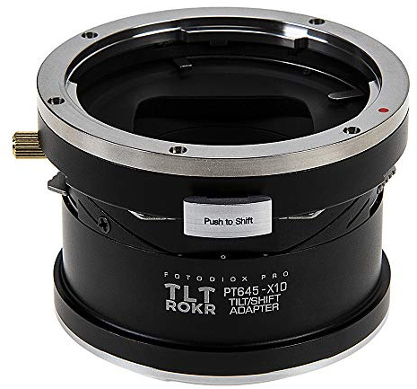 Fotodiox Pro TLT ROKR Tilt/Shift Lens Adapter Compatible with Pentax 645 (P645) Mount SLR Lenses on Hasselblad XCD-Mount Cameras Such as X1D 50c and X1D II 50c