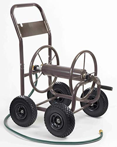 Liberty Garden Products 840-1 Vierrad-Schlauchwagen, bronzefarben