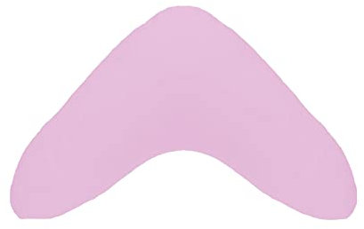 Dukal | Bezug für Bumerangkissen/Lesekissen | aus hochwertigem DOPPEL-Jersey | 100% Baumwolle | Farbe: Flieder