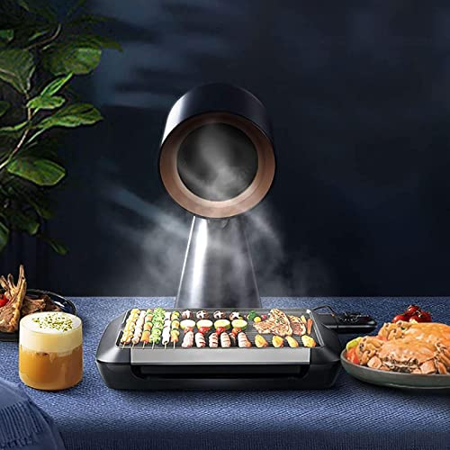 Mini Desktop Cooker Hood, Desktop Cooker Hood, Portable Cooker Hood with 2 Gears, 2 M³/min Strong Suction Power, Suitable for Home, Kitchen Hot Pot, Grill