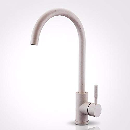 Grifos de fregadero, Grifo de cocina Grifo negro Cabezal de cocina de acero inoxidable 304, Grifo de lavabo de verduras frías y calientes for el hogar, 03 (Color : Black 01)