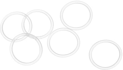 PATIKIL 40 Paquet 18 mm OD x 1,5 mm Largeur Silicone O-Anneaux Blanc | Étanchéité Joints pour Robinets Tuyauterie Réparation, VMQ Métrique