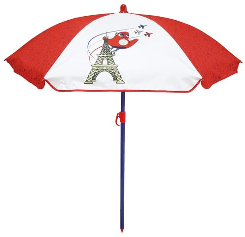 FUN HOUSE 713591 Jeux Olympiques Paris 2024 Parasol JO pour Enfant H.125 X Ø 100 CM