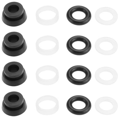 VGOL 10 Sets 12 mm Pumpenkern, altmodische Lederschale, 2T, hydraulischer Wagenheber, horizontaler Dichtungsring-Set für Ölfüllstopfen mit 12 mm Durchmesser