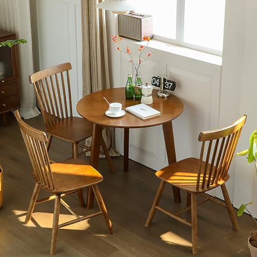 BAYTEWJX Verhandlungstisch,Besprechungstisch,Bürotisch Und Stuhl Set Holz,Rezeption Tisch Und Stuhl Kombination,mit 1 Tisch Und 3 Stühlen,for Esszimmer Küche Restaurant Und Wohnzimmer.