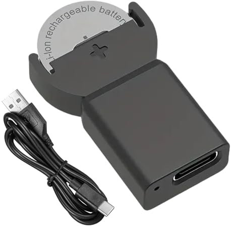 USB Coin Battery Charger - Rechargeable Button Cell Charger, universall Battery Charging | LED Indicator for Easy Monitoring, compatible withh All Coin Cells and Button Batteries