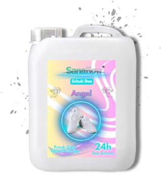 5L Schuh Deo Angel– Frischekick für Ihre Schuhe! Geruchsstopp & Schweißgeruch-Entferner für langanhaltende Frische