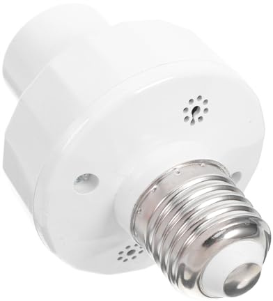 Sewroro Portalampada con Movimento Radar e Controllo Ritardo Base Lampada LED Intelligente per e Garage Adattatore per Lampadine Vite