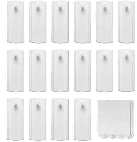 16 Stück Klebehaken Bilder Aufhängen, Klebenagel für Bilderrahmen Bilderhaken Selbstklebend Klebenägel Wand für Bilder Universeller Rahmenaufhänger Ohne Bohren Selbstklebend Abnehmbarer (Weiß)