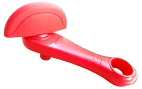 Abrelatas Rojo 4-En-1 Con Agarre Cómodo Duradero Y Ahorro De Esfuerzo Para Botellas Botes Y Latas – Herramienta Ergonómica De Cocina