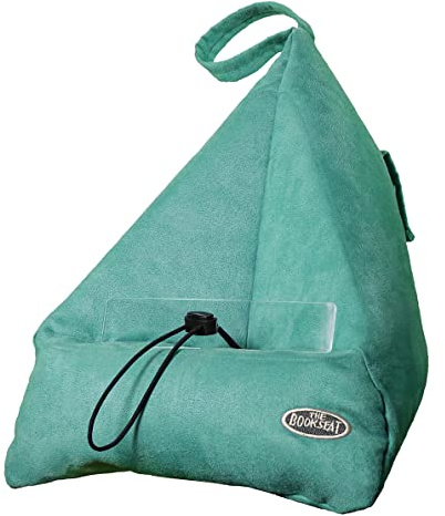Book Seat Coussin de support pour livre ou tablette, bleu turquoise