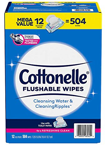 Cottonelle Flushable Wipes (504 Count)