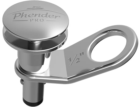PHENDER PRO - 1/2'' Quick-Release Fender Holder Pin Docking | Heavy-Duty & Easy to Use, 316 Stainless Steel, Corrosion Resistance
