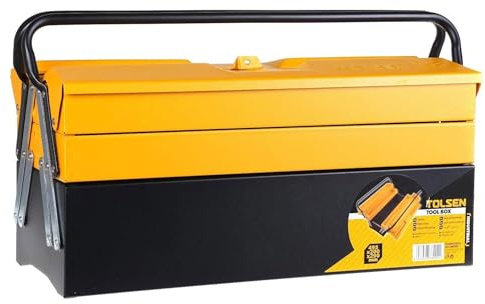 Caisse Outil Metal 5 Casiers (80212) Tolsen - 100339