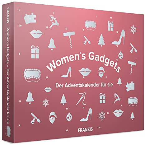 FRANZIS 67181 - Women's Gadgets - Der Adventskalender für Sie, 24 kleine Überraschungen, die Frauenherzen höher schlagen lassen
