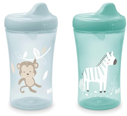 NUK® Vaso para sorber con boquilla dura avanzada, 10 onzas (paquete de 2)