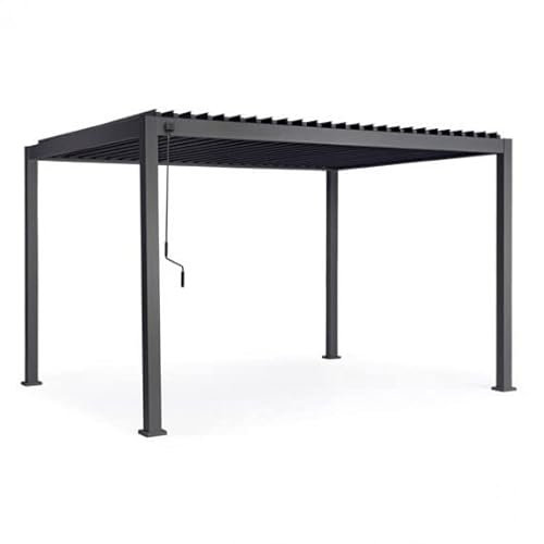 Pergola Bistro Ozean Bizzotto 3 x 4 m, klassisch, anthrazit