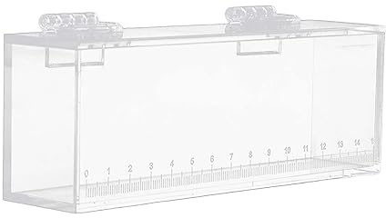 MagiDeal Fisch-Betrachtungsbox, Angel-Foto-Tank, Brutkasten, Acryl-Fischeier-Zuchtkoffer, Aquarium-Isolationsbox, Isolations-Züchterbox, l