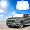 Ruiya für 2019-2024 Dodge RAM 1500 Auto Sonnenschutz Frontscheibe, Windschutzscheibe Sonnenschirm Auto Frontscheibe blockiert UV Vorderseite Frontscheibe Sonnenschutz RAM 1500 Zubehör