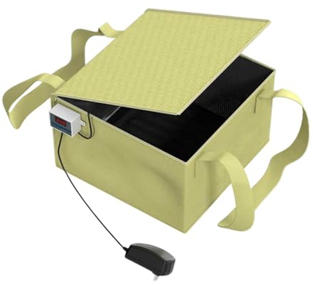 Luckxing Gärkörbchen Gärbox Sauerteig-Gärkasten, Wasserdichter Brotgärbehälter Mit Temperaturregelung Starterwärmer, Präzise Temperaturkontrolle, Teiggärbox, Teiggärschrank Für Die Küche Zu Hause