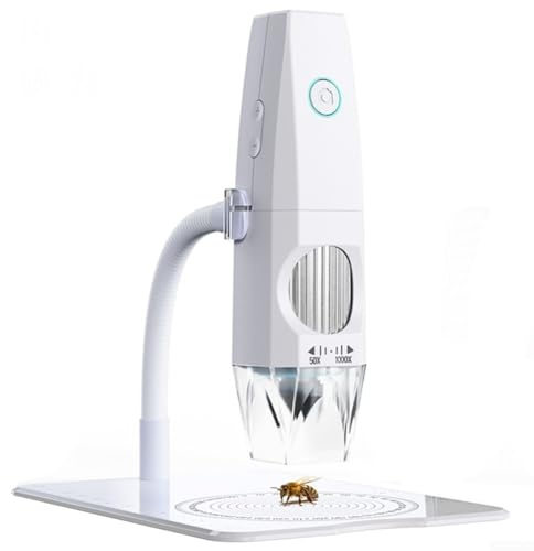 SPORTARC Tragbares digitales Mikroskop HD 1080P 2MP Lupenwerkzeug mit WiFi-USB-Anschluss, GO1L2F0O7L9805T1O65FN2W5R674