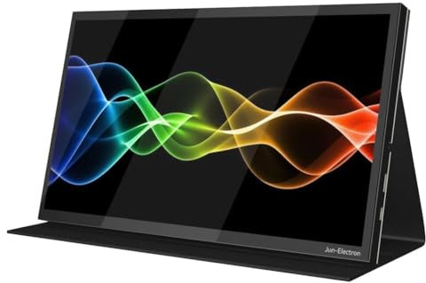Jun-Saxifragelec Moniteur Portable, 10.1 Pouces Mini écran 1024x600 IPS HDMI LCD, pour Raspberry Pi, Ordinateur Portable, PC (Non-Touch)