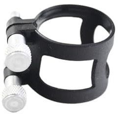 Sopransaxophon Bakelit Mundstückclip Hochtonrohrblatt Harzclip Sopranrohrblattclip Mundstück Profi saxophon zubehör