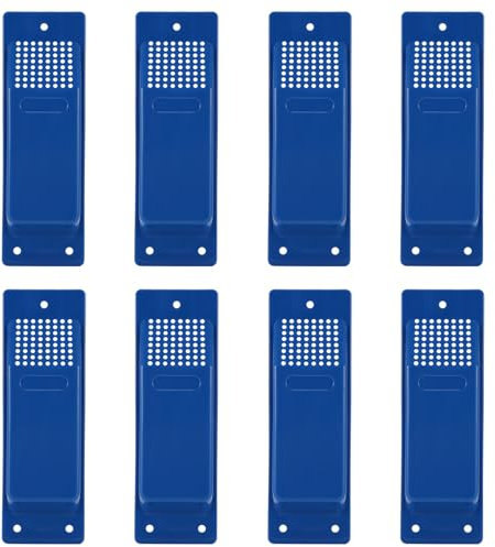 Qusedwey 8-Teiliges Entlüftungsset für Versandcontainer, Robustes Zubehör für Versandcontainer, Durchflussbelüftungsset, Blau