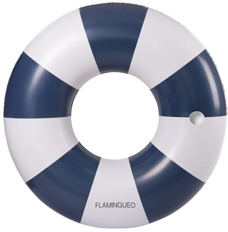 Flamingueo Bouee Piscine - Matelas Piscine, Bouée Gonflable, Bouee Piscine Adulte, Gonflable Plage, Accessoires Piscine, Bouee Geante (121 x 121 x 32 cm)