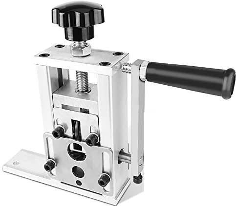 KEhtu Máquina Pelacables Portátil Manual, Herramienta Pelacables De Cobre De Desecho para Cable De 1-25 Mm Se Puede Conectar con Taladro Manual con Hoja De Rodamiento + Llave Hexagonal