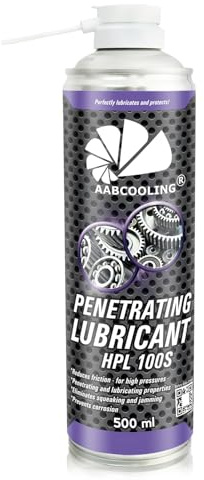 AABCOOLING HPL 100S Sprayfett 500 ml – Fett för elverktyg, kedjor, bultar, kugghjul, Stark vidhäftning, Snabb penetration, Mångsidig användning K7
