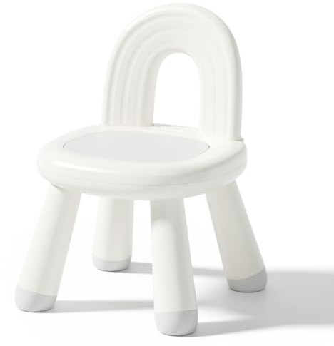 KidBloom Plastic Toddler Chair, Rainbow Baby Chairs for 1 2 3 Years Old