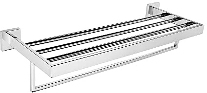 Railas de Toalla, Soporte de Toalla de Toalla Toallero de Acero Inoxidable Soporte de Papel higiénico toallero Partido de toallero Organizador de Cocina Baño Accesorios WC Rail de Toalla (Color:
