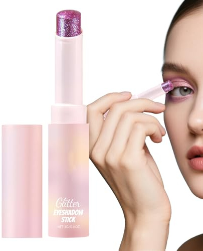 Sucritude Stick De Maquillage Pour Fard À Paupières Brillant, Crayon Eye-Liner À Effet Irisé Et Glacé Illuminateur, Maquillage Visage Fusion Facile pour Voyages Sorties Rencontres