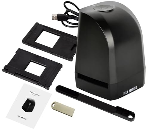 Scanner de Diapositives 135 mm, convertisseur de Film négatif Portable, CMOS 8 mégapixels, convertit Les Diapositives 35 mm/135 mm en Photos numériques JPEG
